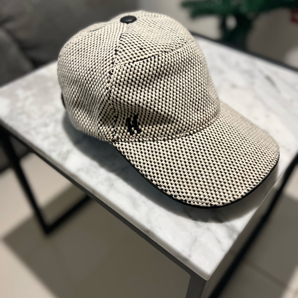 Hermes Tweed Baseballl hat